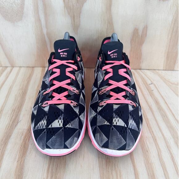 Nike - Free 5.0 TR Fit 5 - Running - Black/Pink - Women's - 9 - 704695-006 - Picture 2 of 9